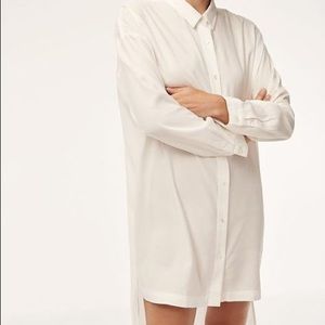NWT Renata Shirtdress from Aritzia in White